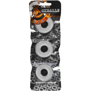 Pack de 3 mini cockrings Oxballs Transparents