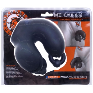 Gaine de pénis Oxballs MEATLOCKER 10 x 4cm Noir