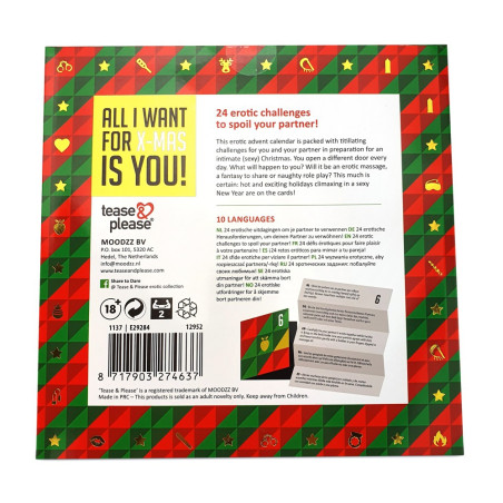 Calendrier de l'Avent érotique CHALLENGE X-MAS
