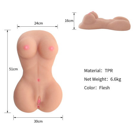 Masturbateur réaliste Buste SEXY LADY