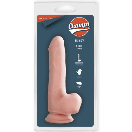 Gode réaliste HUNKY Champs 15 x 4cm