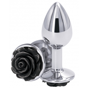 Plug Bijou REAR S 6 x 2.7cm Argenté-Noir