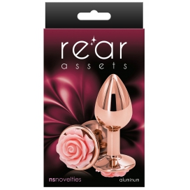 Plug Bijou REAR S 6 x 2.7cm Rose-Rose 2