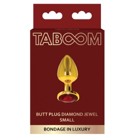 Plug Bijou anal JEWEL TABOOM S 6 x 2.7cm 2