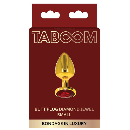 Plug Bijou anal JEWEL TABOOM S 6 x 2.7cm