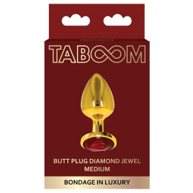 Plug Bijou anal JEWEL TABOOM M 7.5 x 3.3cm 2