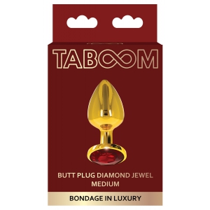 Plug Bijou anal JEWEL TABOOM M 7.5 x 3.3cm