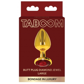 Plug Bijou anal JEWEL TABOOM 8 x 4cm 2