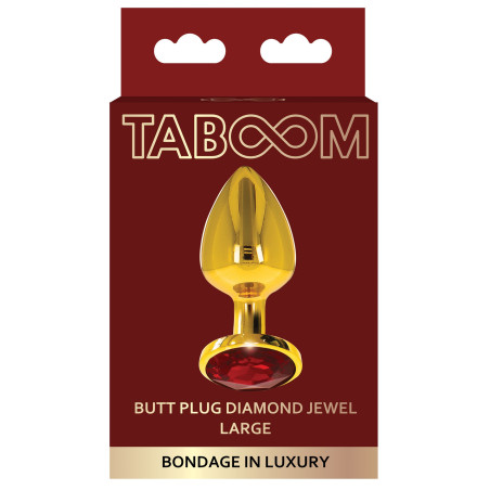 Plug Bijou anal JEWEL TABOOM 8 x 4cm