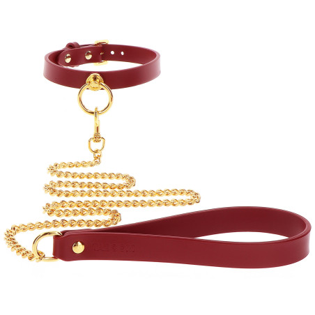 Collier-Laisse O-RING TABOOM Rouge