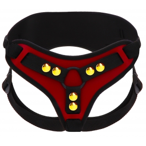 Harnais pour Gode-ceinture TABOOM Noir-Rouge
