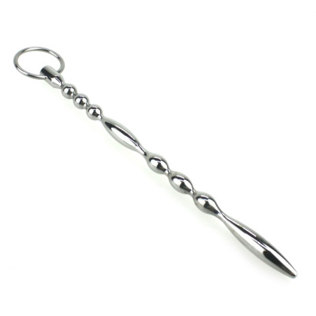 Tige d'urètre Boone de 1cm de diamètre avec un relief varié
