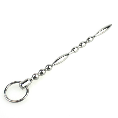 Tige d'urètre Boone de 1cm de diamètre avec un relief varié