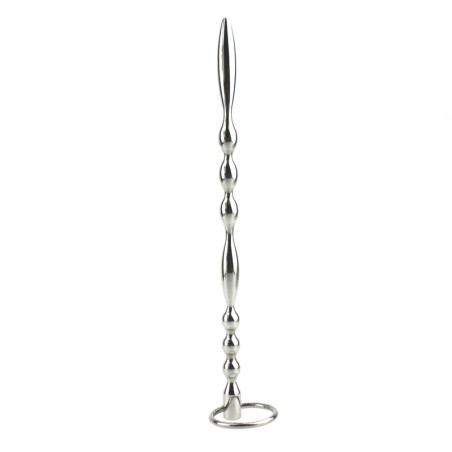 Tige d'urètre Boone de 1cm de diamètre avec un relief varié