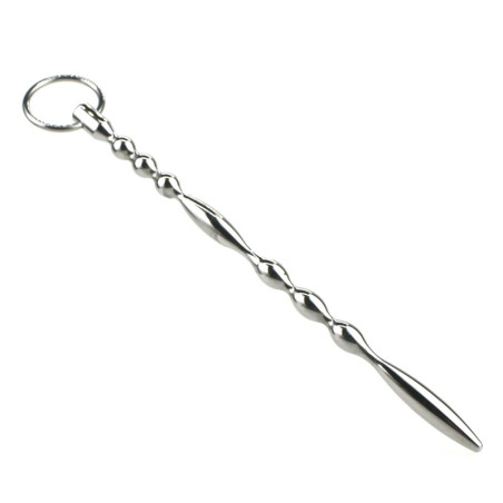 Tige d'urètre Boone de 1cm de diamètre avec un relief varié