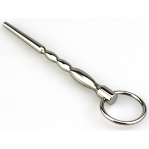 Tige d'urètre percée en métal BILLY 9.5cm | Diamètre 8mm