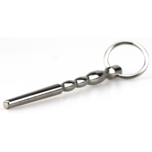 Tige d'urètre percée en métal BILLY 9.5cm | Diamètre 8mm