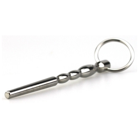 Tige d'urètre percée en métal BILLY 9.5cm | Diamètre 8mm