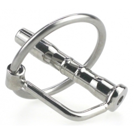 Plug d'urètre percé CUM EJECT 4cm - Diamètre 7mm 2
