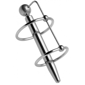 Plug d'urètre percé LONGY 8cm | Diamètre 5.5 à 8mm