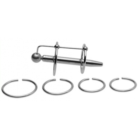 Plug d'urètre percé LONGY 8cm | Diamètre 5.5 à 8mm 2