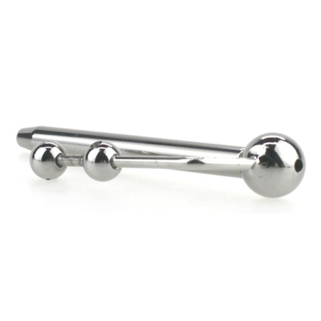 Plug d'urètre percé LONGY 8cm | Diamètre 5.5 à 8mm