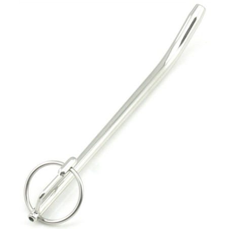 Tige d'urètre percée en métal BENTY M 15cm | 7.5mm