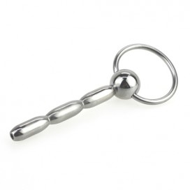 Plug Penis Ping de 8mm avec trou central pour pisse et sperme