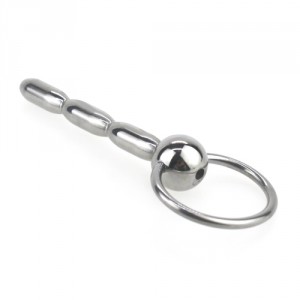 Plug Penis Ping de 8mm avec trou central pour pisse et sperme