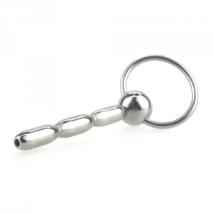 Plug Penis Ping de 8mm avec trou central pour pisse et sperme