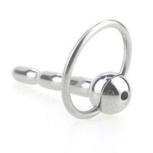 Plug Penis Ping de 8mm avec trou central pour pisse et sperme