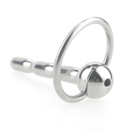 Plug Penis Ping de 8mm avec trou central pour pisse et sperme