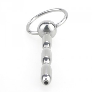 Plug Penis Ping de 8mm avec trou central pour pisse et sperme