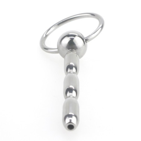 Plug Penis Ping de 8mm avec trou central pour pisse et sperme