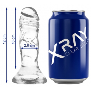 Gode Transparent XRAY COCK 10 x 2.6cm