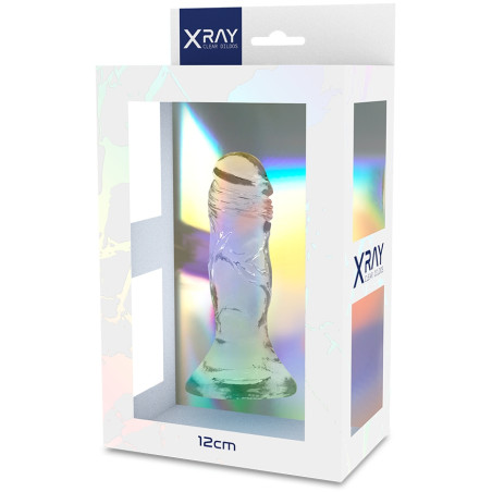 Gode Transparent XRAY COCK 10 x 2.6cm