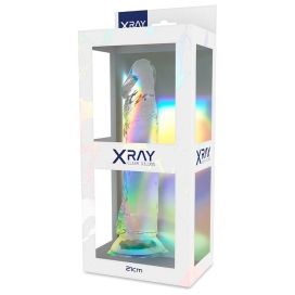 Gode transparent XRAY COCK 19 x 4cm 2