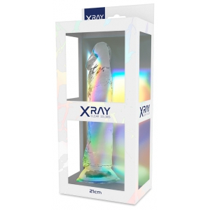 Gode transparent XRAY COCK 19 x 4cm