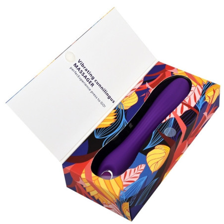 Stimulateur de clitoris CUNNONG 16 x 2.7cm Violet