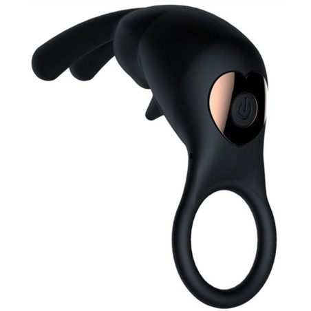 Cockring Vibrant GOOD RABBIT  25mm Noir