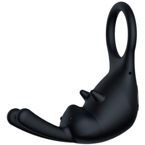 Cockring Vibrant GOOD RABBIT  25mm Noir