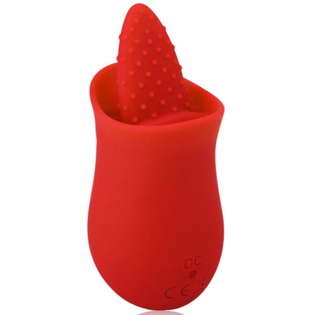 Stimulateur pour Anulingus TONGUE FLOWER Rouge