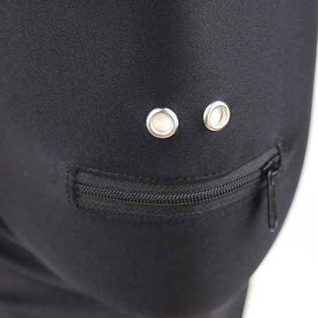 Cagoule sm Zip Mouth avec fermeture bouche et yeux cachés