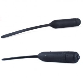 Tige pour urètre vibrante en silicone 6mm de diamètre