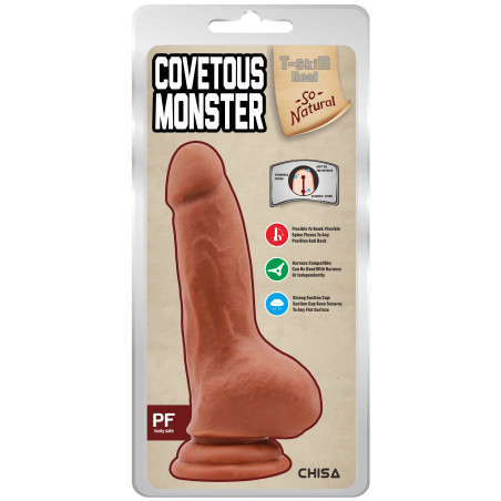 Gode réaliste COVETOUS MONSTER 12 x 3.8cm Latino