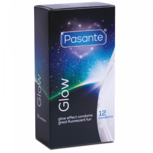 Préservatifs phosphorescents GLOW 53 mm | Boîte de 12