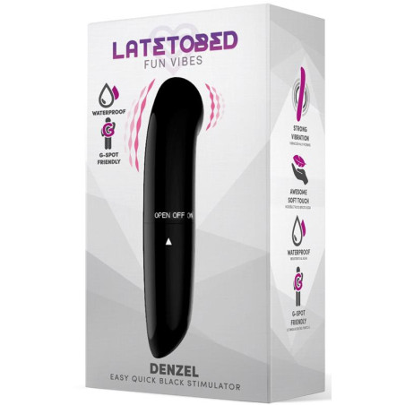 Stimulateur de clitoris DENZEL 13 x 2.8cm Noir