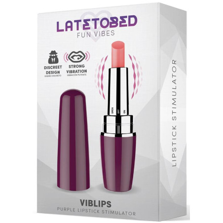 Stimlulateur de clitoris VIBLIPS 9.5 x 2.5cm Violet