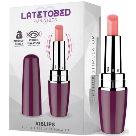 Stimlulateur de clitoris VIBLIPS 9.5 x 2.5cm Violet