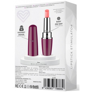Stimlulateur de clitoris VIBLIPS 9.5 x 2.5cm Violet